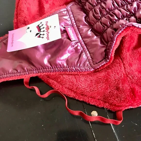 Miniature Dachshund Dog Fall Winter Coat Jacket with Velcro NWT - Picture 6 of 7